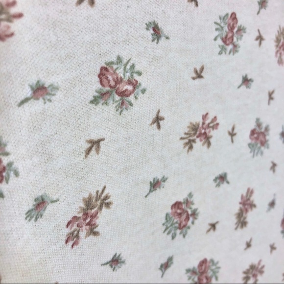 Vintage Jantzen Classics Floral Mock Neck Shirt - Picture 4 of 5